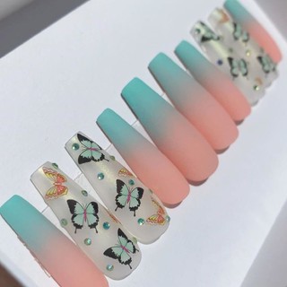 NAIL BOX MẪU BƯỚM OMBER 2 MÀU