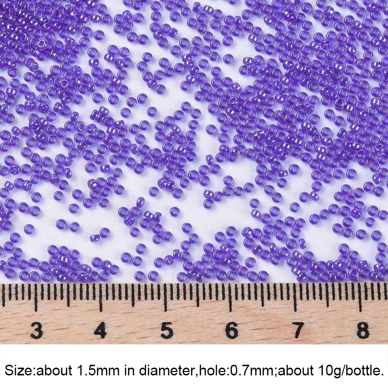 Set 5555 Hạt Cườm Tròn Mạ Vàng Dùng Làm Đồ Trang Sức 0.7mmabout 5555G/Chai 10G