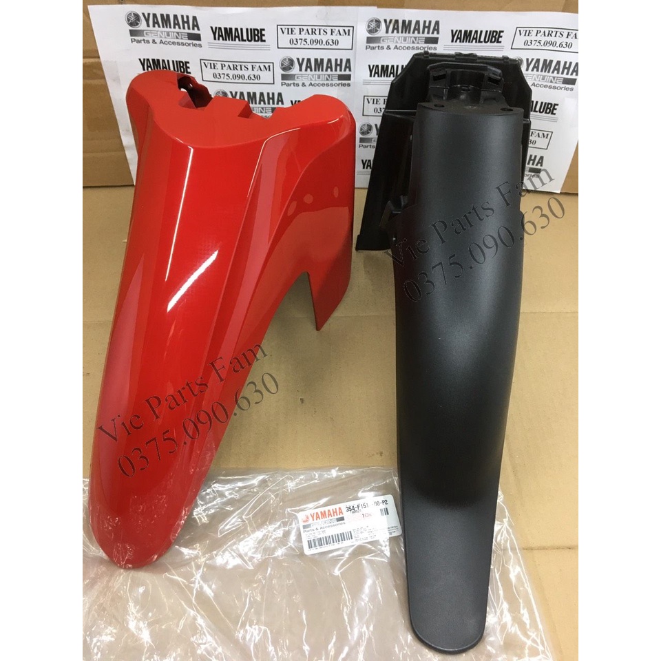 Combo 2 món bộ dè chắn bùn trước Sirius  nhiều màu - Hàng chính hãng Yamaha