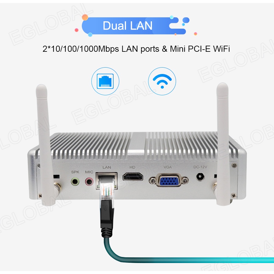 Máy tính EGLOBAL M3 Mini Intel Core i3 7020U | BigBuy360 - bigbuy360.vn