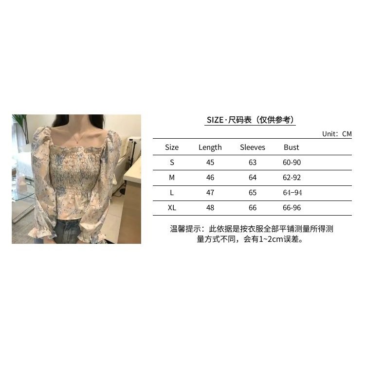 Áo Voan Hoa Trễ Vai Thời Trang Xuân Hè 2021 Dành Cho Nữ | BigBuy360 - bigbuy360.vn