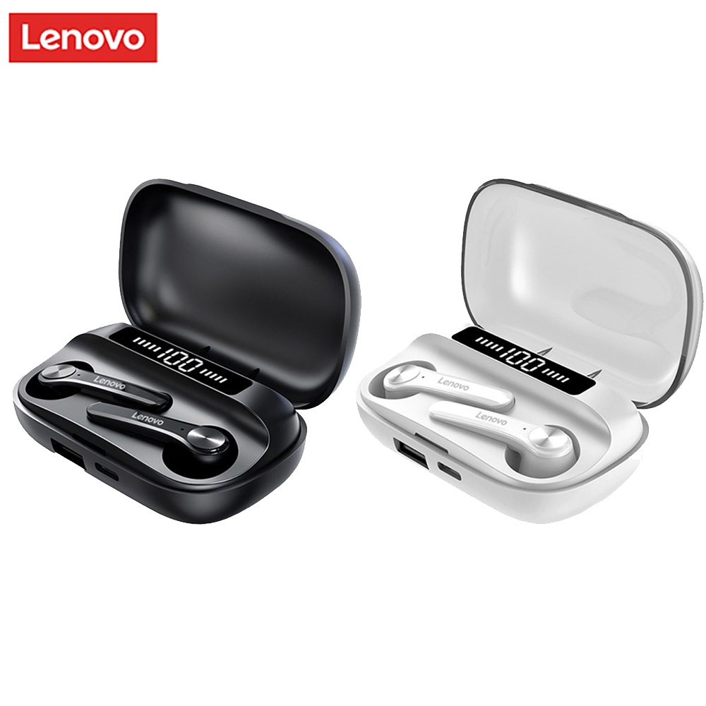 Cặp tai nghe không dây Lenovo QT81 Bluetooth 5.1 âm thanh stereo chống ồn cao cấp