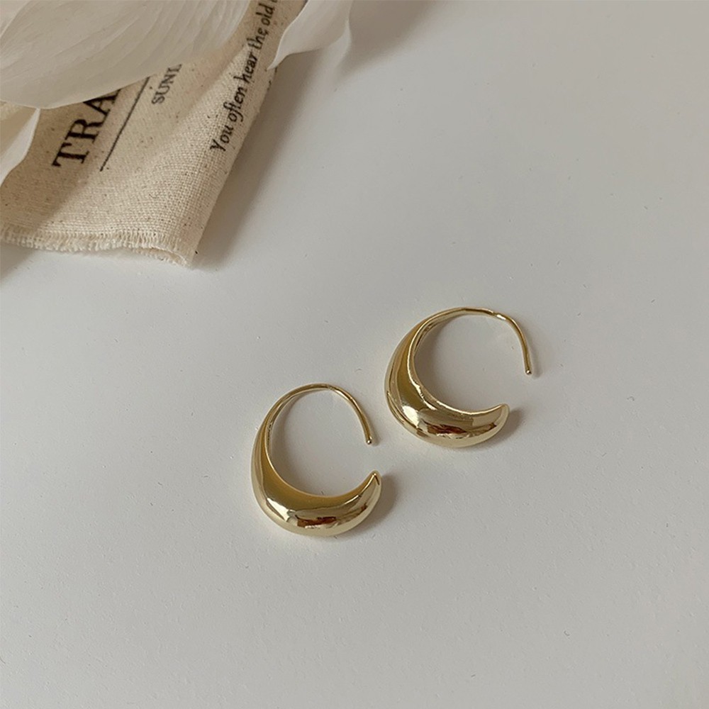 Bông tai kiểu dáng chữ C sang trọng thời trang cho nữ