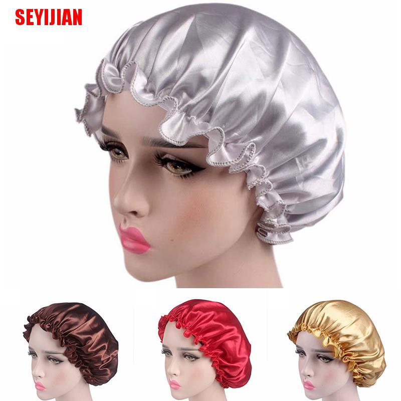 Mũ Trùm Đầu Bằng Lụa Satin Có Thể Điều Chỉnh