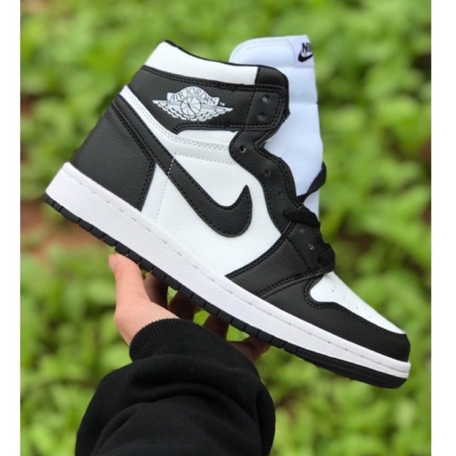 Giày Thể Thao Jordan cao cổ Đen Trắng ⚡️𝐅𝐑𝐄𝐄 𝐒𝐇𝐈𝐏⚡️ Giày JD1 panda high nam nữ tặng full box bill siêu hot