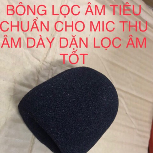 bông lọc âm mic thu âm