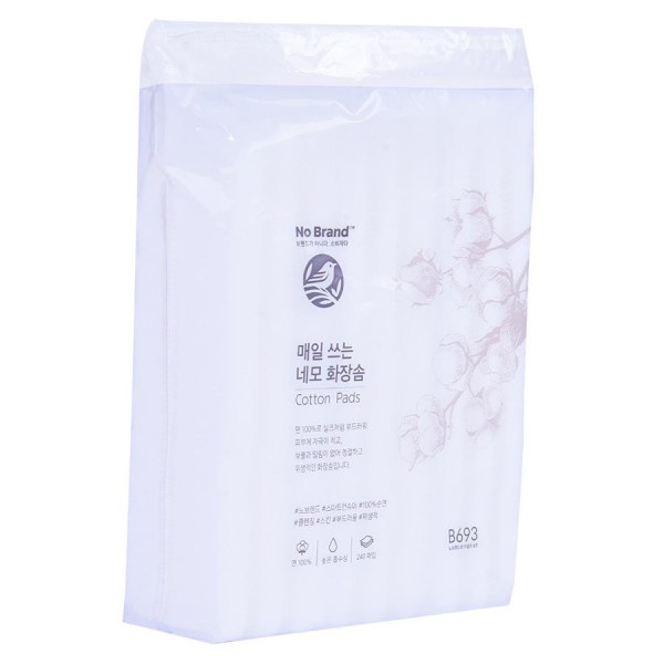 [Q.3] QUẬN 3 [HỎA TỐC] [ĐỘC QUYỀN SHOPEE] BÔNG TẨY TRANG COTTON NO BRAND DẠNG VUÔNG 240 MIẾNG