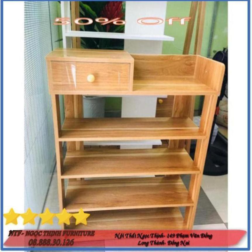 💥RẺ VÔ ĐỊCH 💥 KỆ ĐỂ GIÀY GỖ 5 TẦNG 80x60x25cm