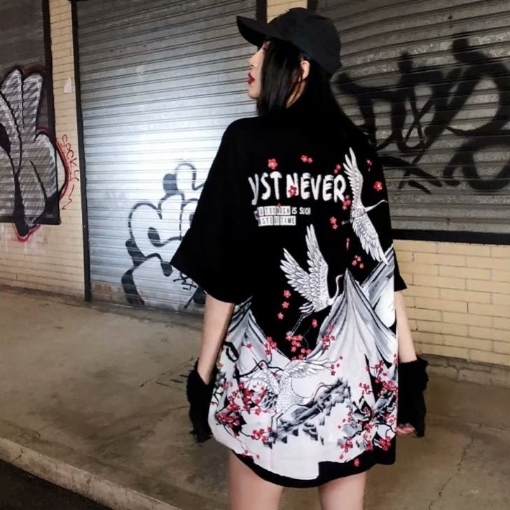 Áo Phông Nam Ngắn Tay Form Dài Rộng Thời Trang Hàn