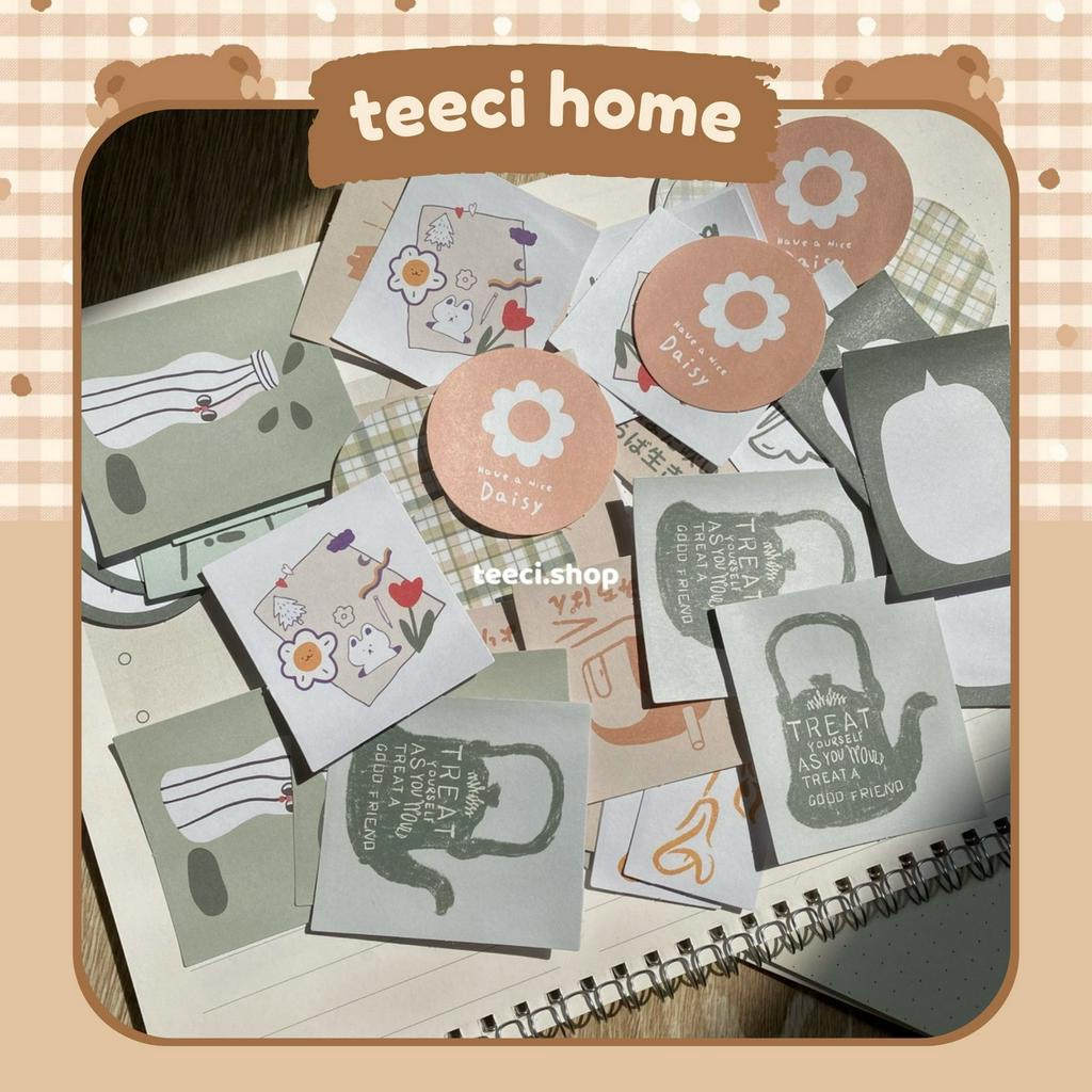 Set 60 Sticker Hình Dán Weekend Trang Trí Ốp Điện Thoại Sổ Tay Nhật Ký M011