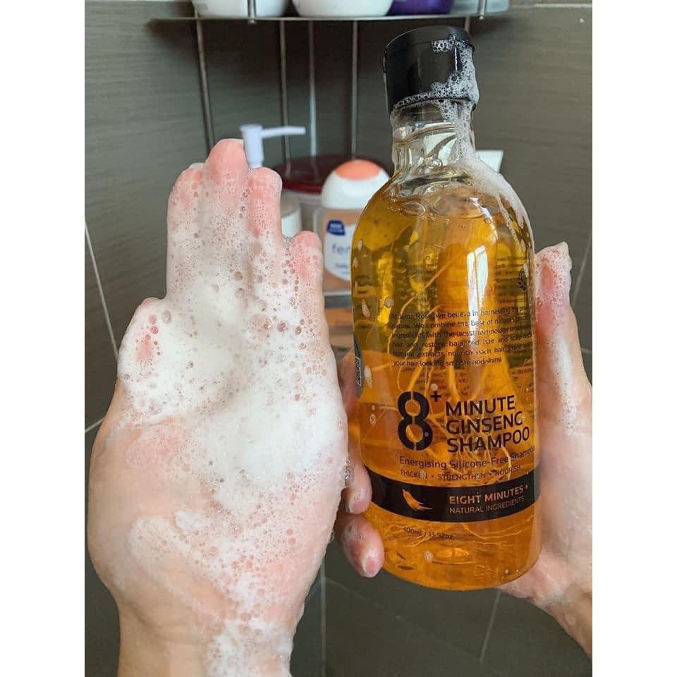 [𝗦𝗔𝗟𝗘]..::✨Dầu gội đầu 8+ Minute Ginseng Shampoo sạch gàu, ngăn rụng tóc ( Phiên Bản Chữ Hàn )✨::..