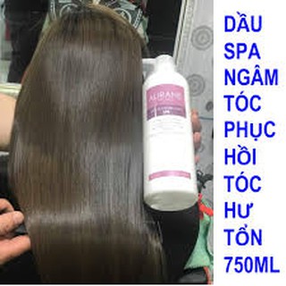 Dầu ngâm tóc aurane spa phục hồi làm mượt tóc 750ml
