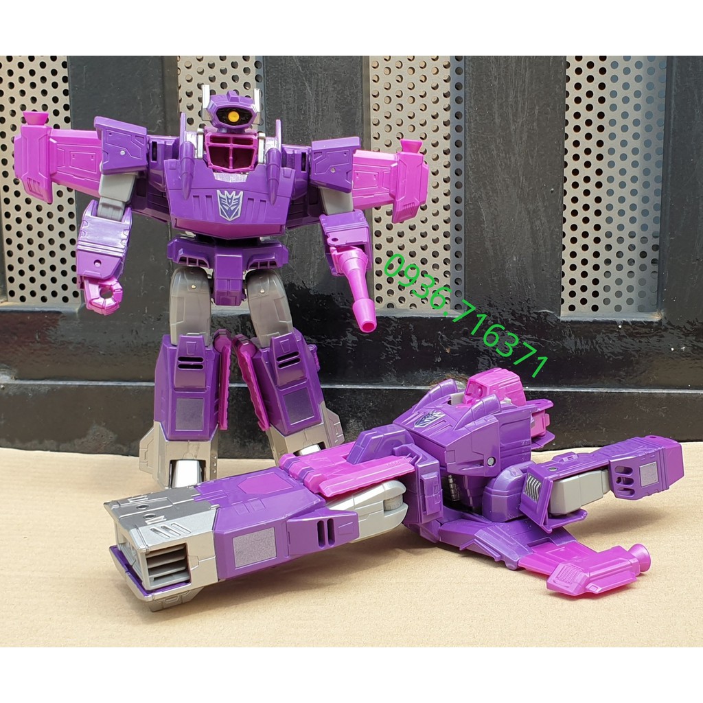 Robot biến hình Transformers Hasbro - Cyber Battalion SHOCKWAVE màu tím