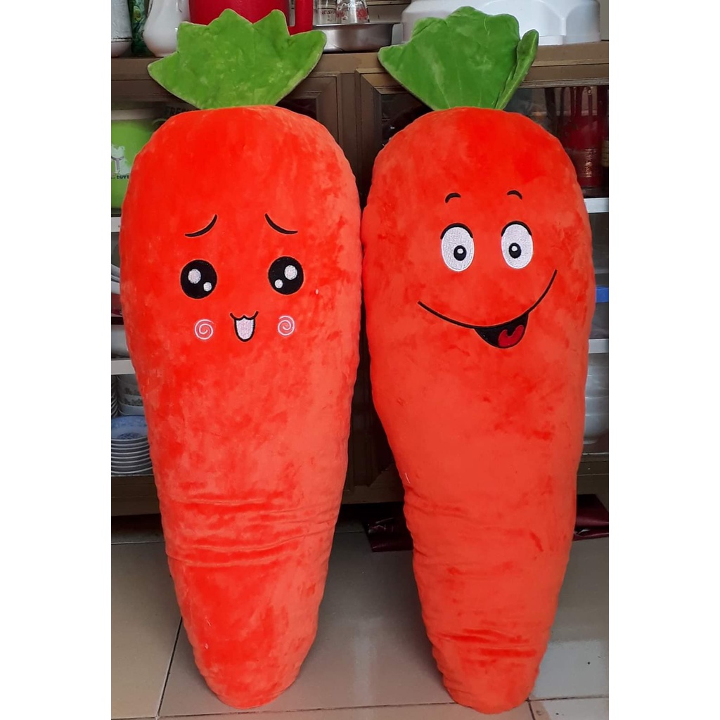 Gấu Bông Cà Rốt Size Bự Nhồi Bông Dễ Thương ZinZon