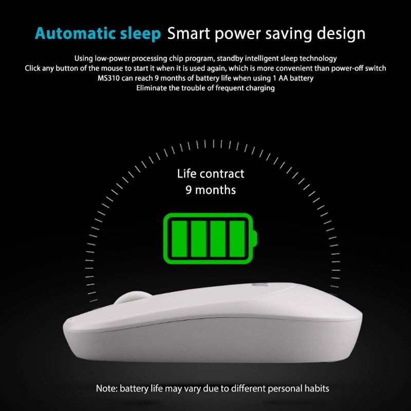 Chuột Không Dây Bluetooth 2.4G Cho ĐiệN ThoạI Và Laptop s138