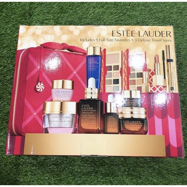 Set dưỡng da &amp; trang điểm Estee Lauder - Mỹ ( Gồm 12 món )