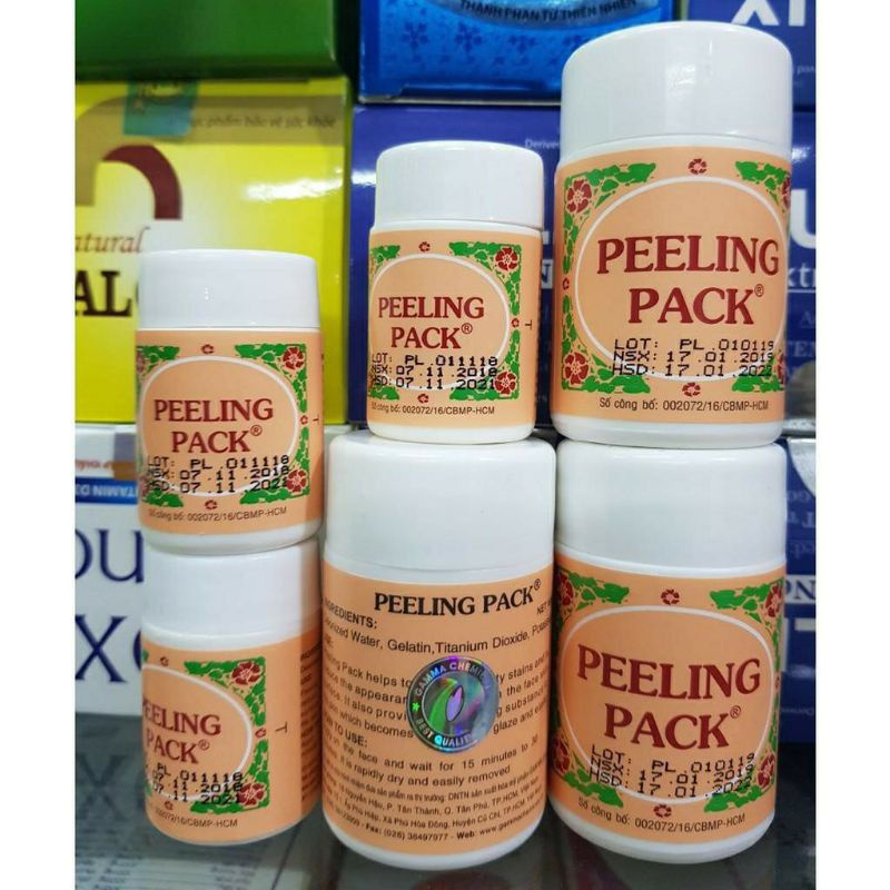 Gel Lột Mụn Peeling Pack ⚡ CAM KẾT CHÍNH HÃNG ⚡ Gel Foci lột tất cả loại mụn cám, mụn đầu đen, trứng cá