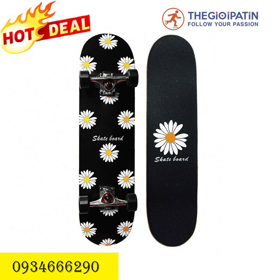 Ván Trượt Skate Board Hoa Cúc Siêu Hạng 899-06  [lv_store20]