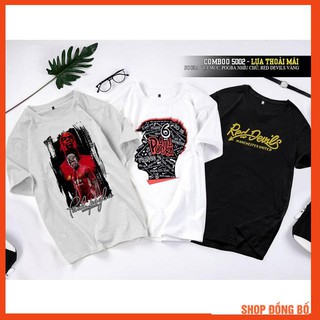 Áo phông POGBA VỆT MỰC, POGBA NHÌU CHỮ, RED DEVILS VÀNG - ÁO CẦU THỦ NỖI TIẾNG 5002