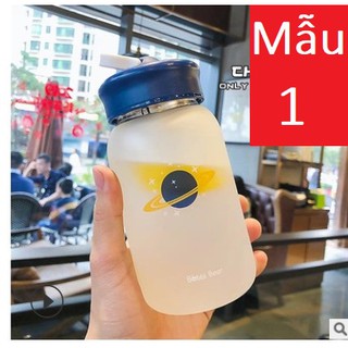 Bình thủy tinh du hành vũ trụ tặng kèm túi chống sốc