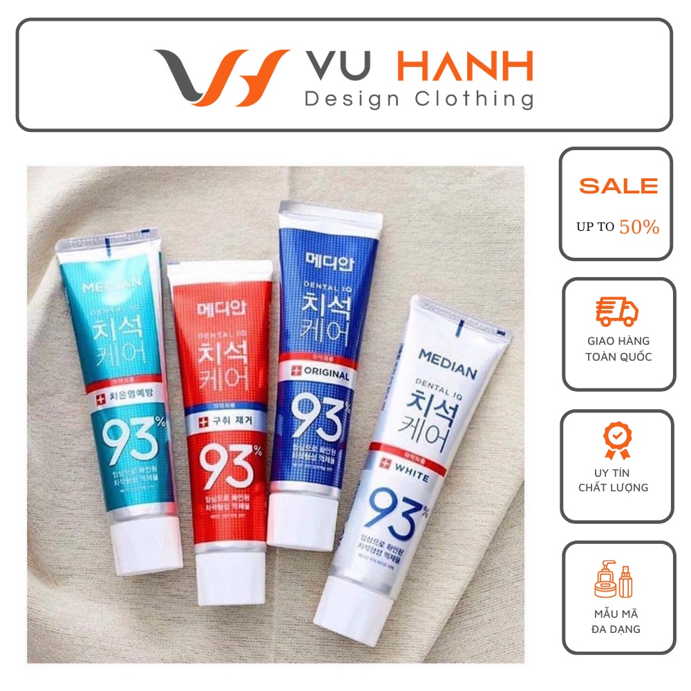 Kem đánh răng Hàn median 93 combo 2 tuýp | Shop Vũ Hạnh