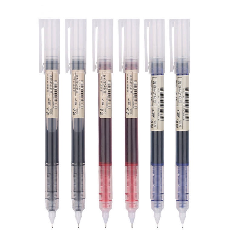 Bút Bi Nước Màu Đen Dung Tích 0.5 carbon Nhanh Khô Tiện Dụng