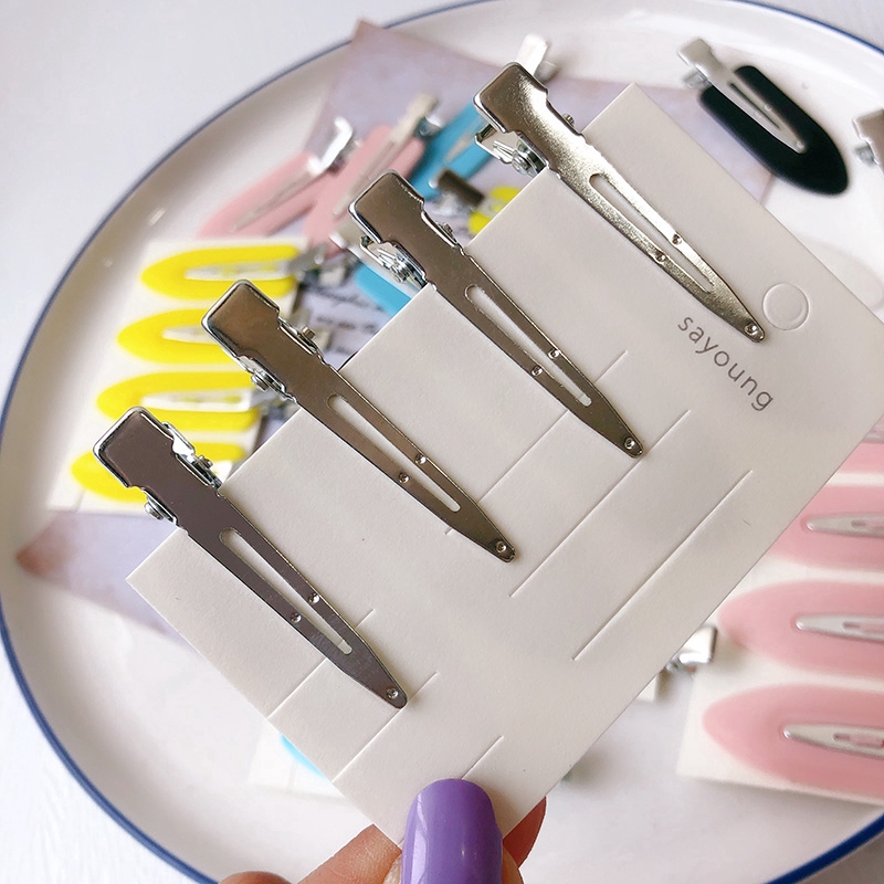 Set 4 Kẹp Tóc Trong Suốt Tiện Dụng Cho Nữ