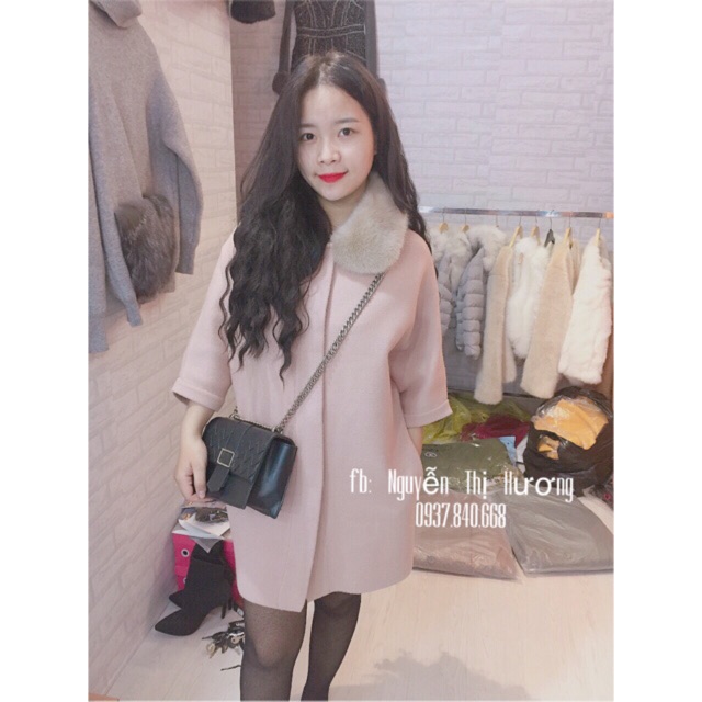 Khoác len ép mịn đẹp dày dặn chuẩn l1
