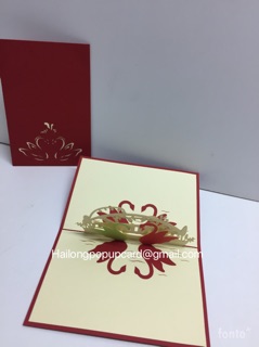 Combo 5 thiệp nổi -love - (size 12x12 vaf 10x15 )- Thiệp 3D