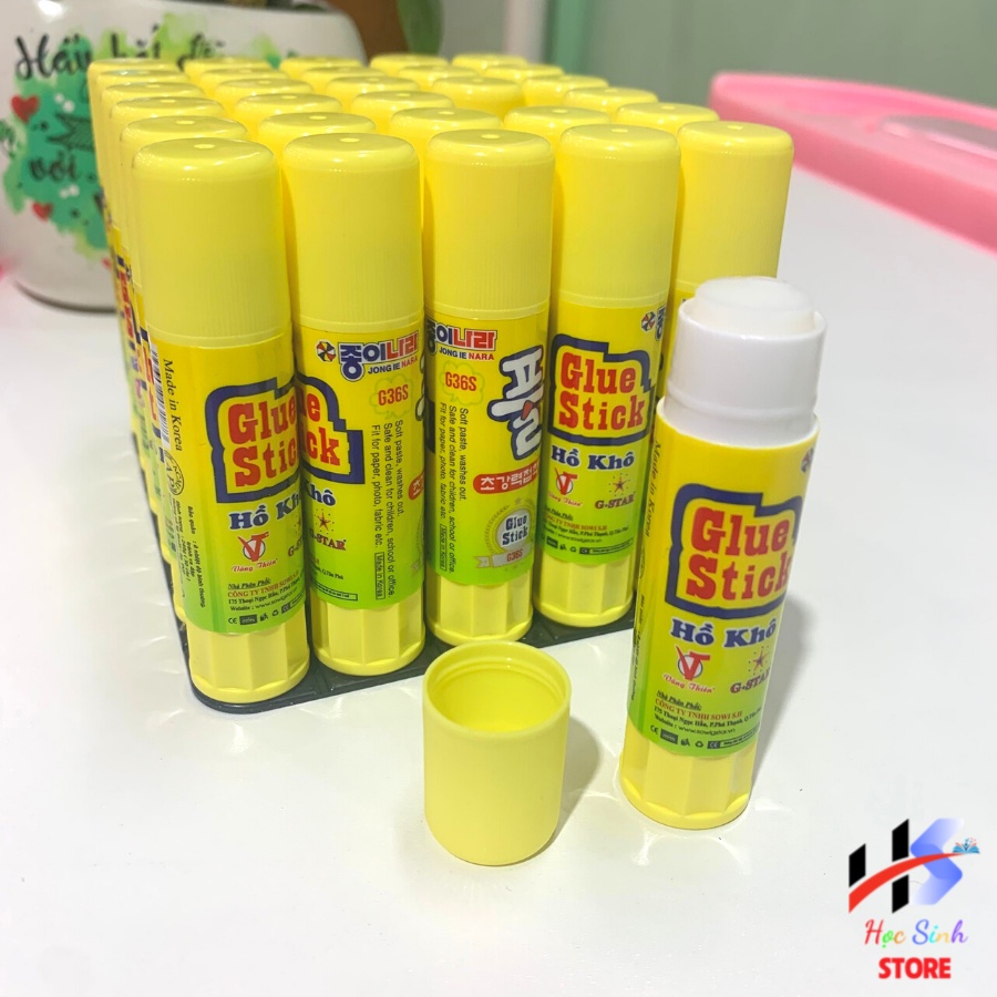 Hộp 30 chai hồ khô Hàn Quốc Gstar G36S chai nhỏ 8g