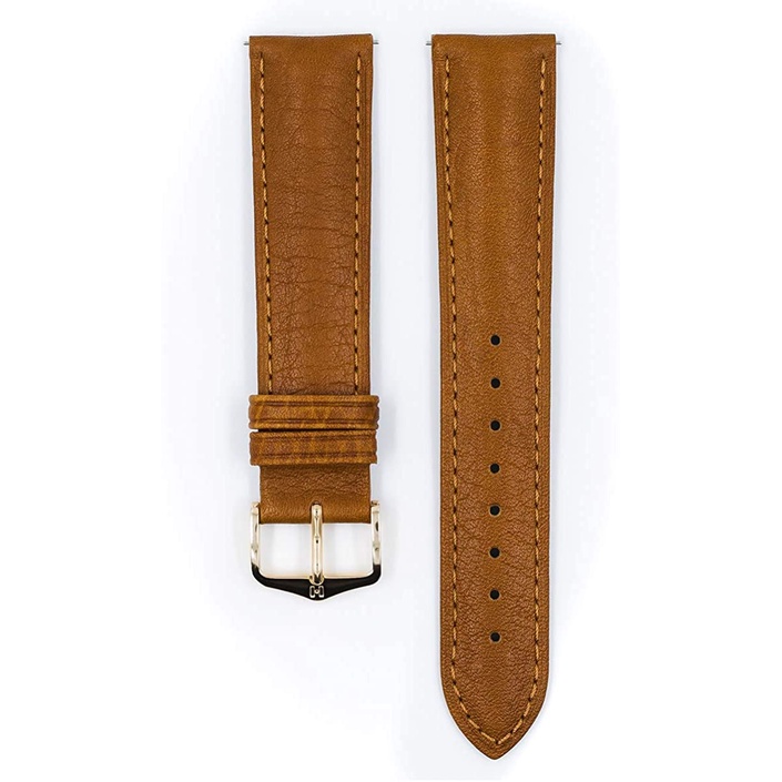 Dây da đồng hồ nam nữ HIRSCH CAMELGRAIN
