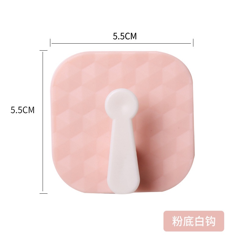 Móc Treo Đồ Dán Tường Không Cần Khoan Màu Sắc Tương Phản Cho Nhà Bếp Nhà Tắm