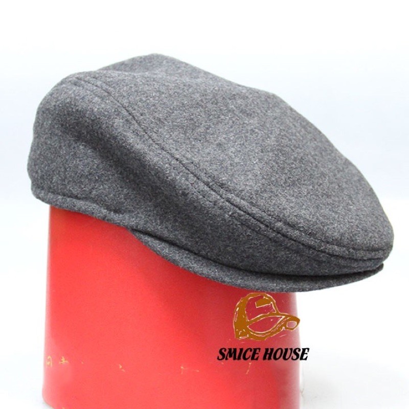 Mũ bấm , mũ bấm beret vải nỉ dành cho người trung tuổi