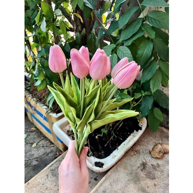 [LOẠI 1 có mùi thơm] Hoa Tulip cao su hàng cao cấp giống hoa thật