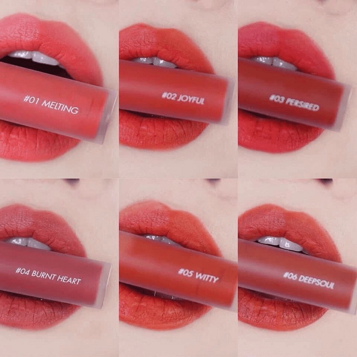 Son Kem Lì Romand Zero Velvet Tint