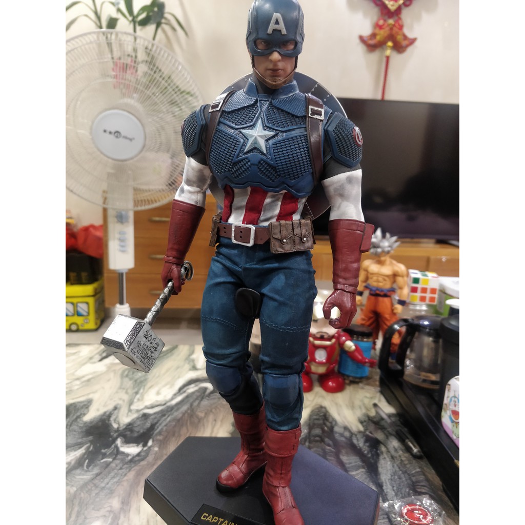 [Có Clip] Mô hình Cap Captain America 1/6 cử động khớp empire toy, crazy toy - Avengers