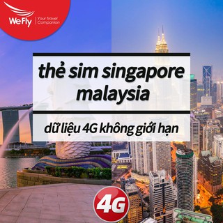 Singapore Malaysia Sim lưu lượng 1/2/3/5/7/10/15 Không giới hạn dữ liệu Tốc độ 4G Chỉ cần lắp sim và sử dụng