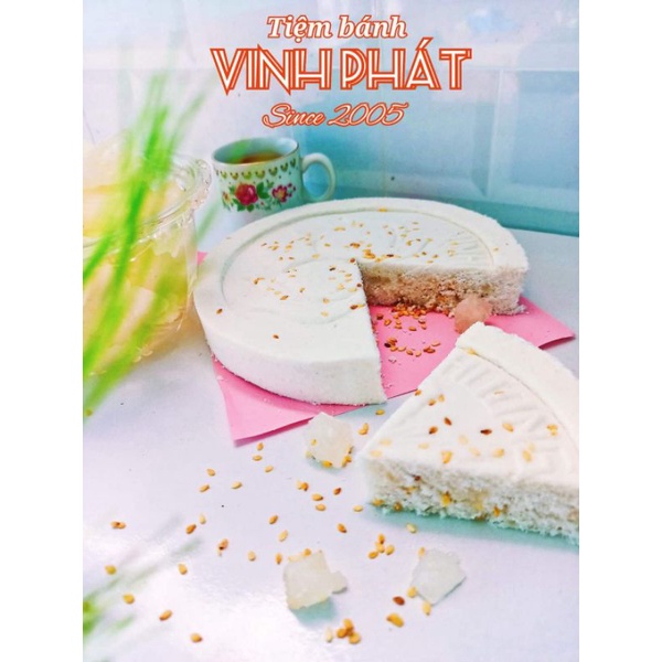 Bánh in nhân sữa mứt bí VINH PHÁT - 4 cái/900-1000g - Đặc sản Bạc Liêu
