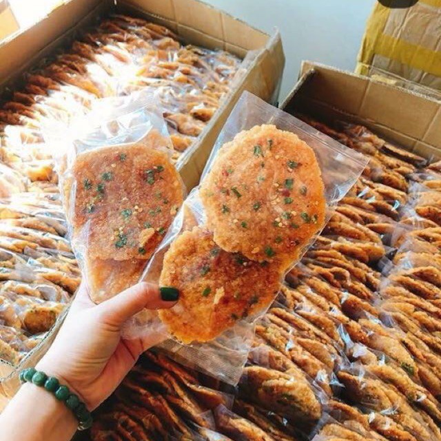 Gói 3 Miếng Cơm Cháy 💖Freeship💖 Cơm Cháy Chiên Mắm Hành Ớt