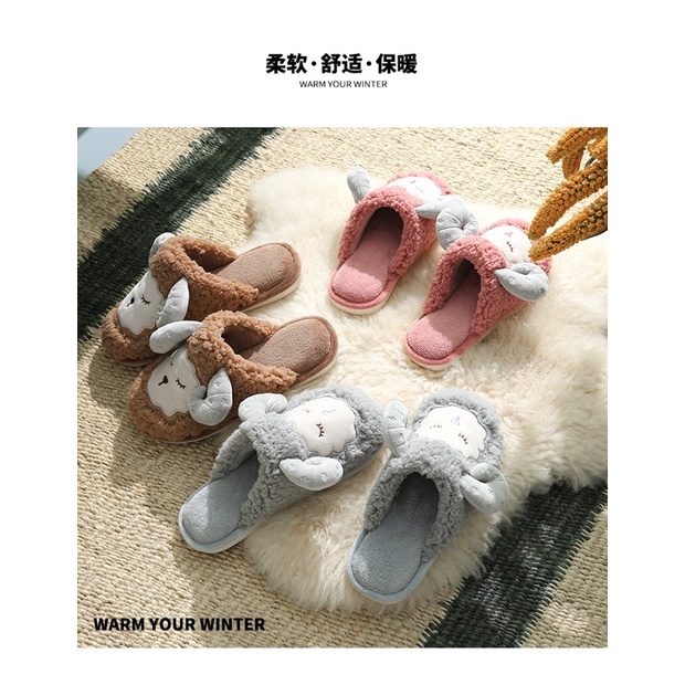 Dép lông mang trong nhà