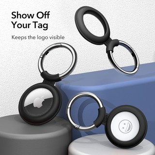ESR Cloud Silicone AirTag 2021 Keychain Case (2-Pack)