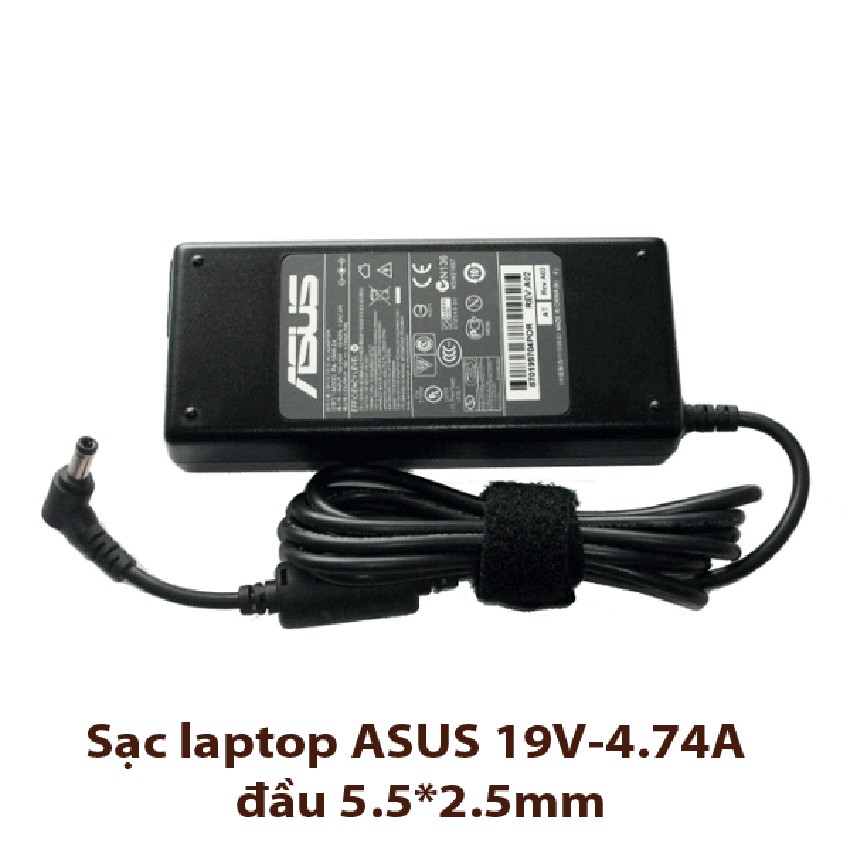 Sạc laptop Asus 19V-4.7A ( Adapter Nguồn Laptop Asus + Dây Nguồn)