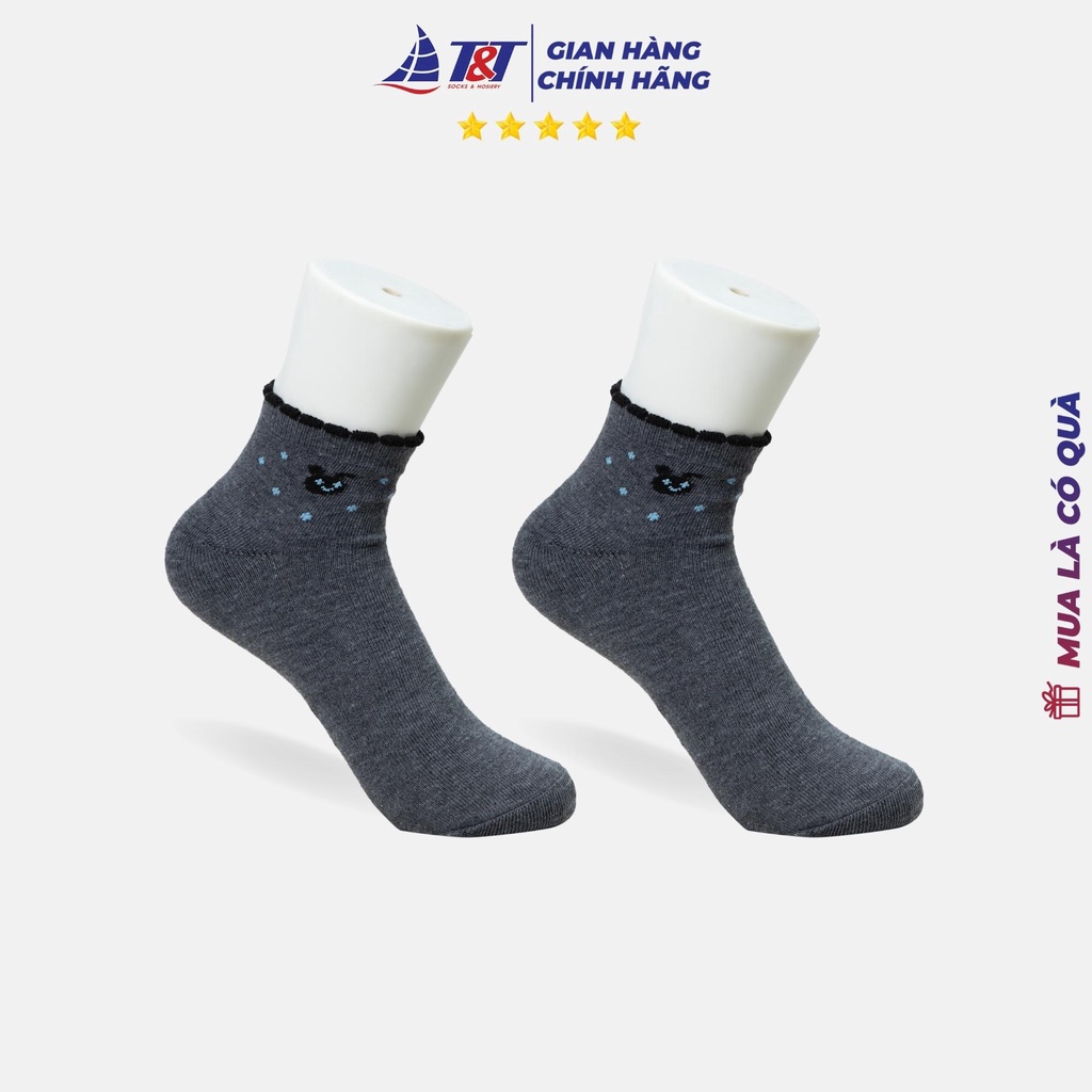 Combo 5 đôi Tất nữ thỏ bèo T&amp;T SOCKS &amp; HOSIERY - NU 318