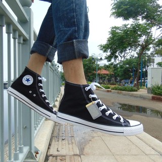 Giày CVS AllStar Classic Cổ Cao Nữ Đen