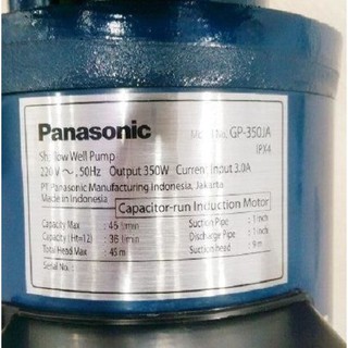 Máy bơm đẩy cao 350W Panasonic GP-350JA