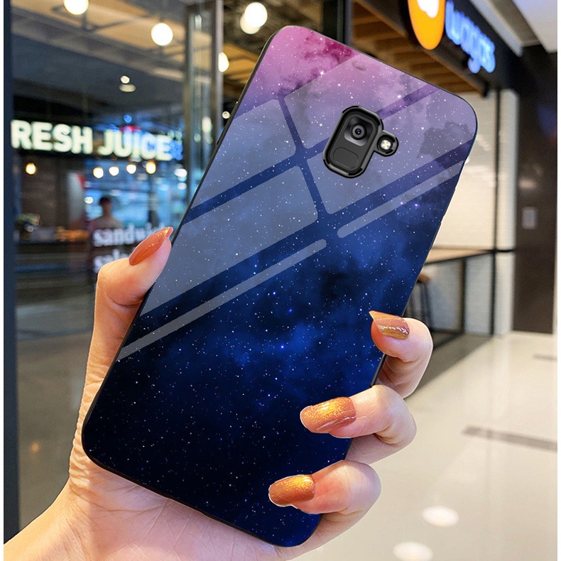 Ốp Lưng SAMSUNG GALAXY A6, J6,A8, A6 PLUS, A8 PLUS , J8 2018 Ốp kính bóng cao cấp Phi Hành Gia