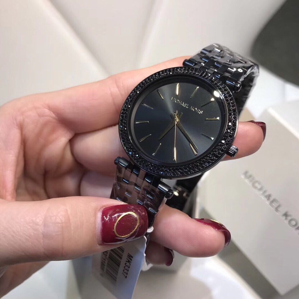 Đồng hồ nữ MOJI - MK3337 38mm dây đeo kim loại full đen phong cách trẻ trung, hiện đại