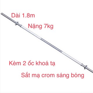 Thanh tạ đòn dài 1m8 phi 25