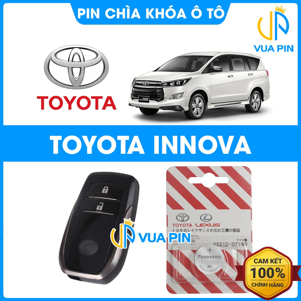 Pin chìa khóa ô tô Toyota Innova chính hãng Toyota - Pin chính hãng