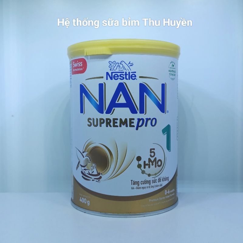 Nan SUPREME pro số 1 cho trẻ dị ứng đạm sữa bò (400g)